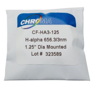 Chroma 1.25″ H-alpha 3nm Telescope Filter Supply