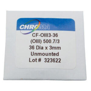 Chroma 36mm OIII 3nm Telescope Filter Hot on Sale
