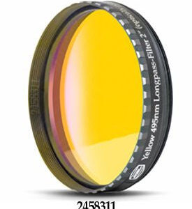 Baader Yellow 495nm Long-Pass Filter – 2″ Round Mounted Discount